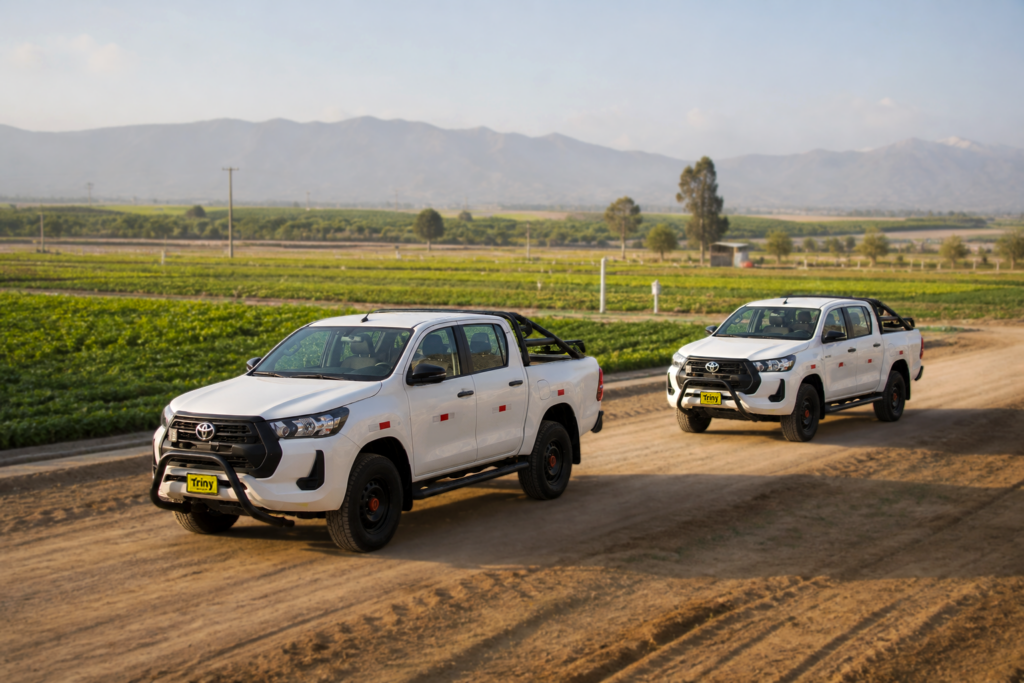 Camionetas 4x4 para alquiler en el sector agroindustrial en Perú